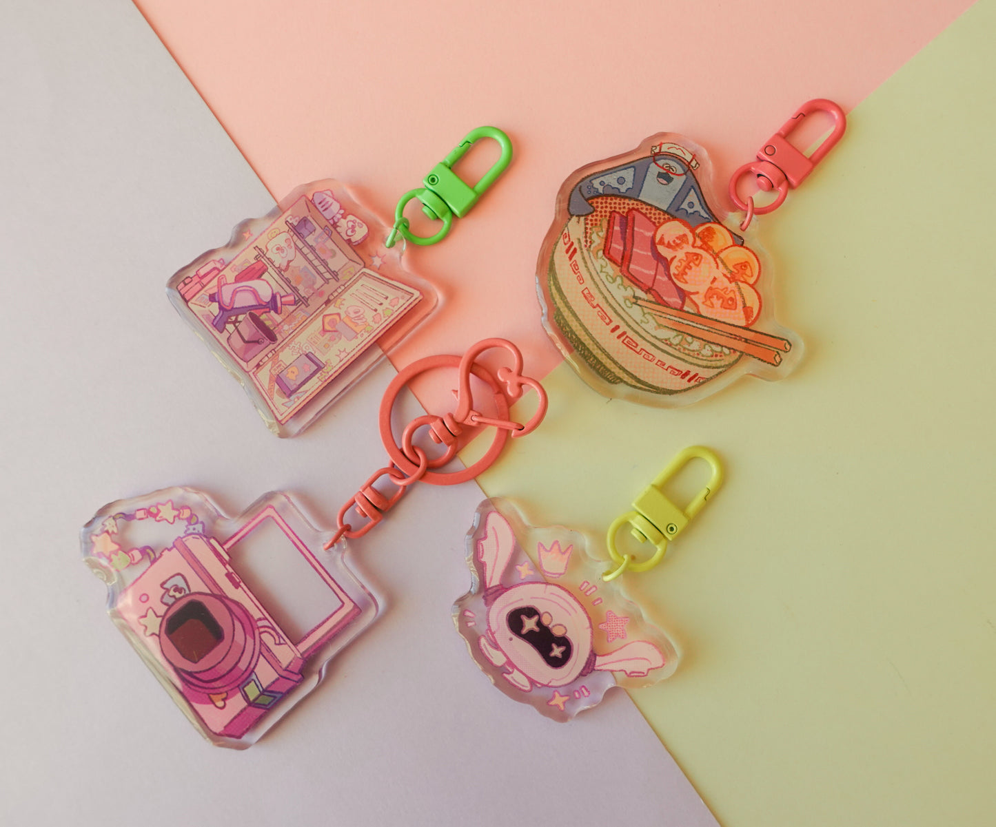 splatoon acrylic charms