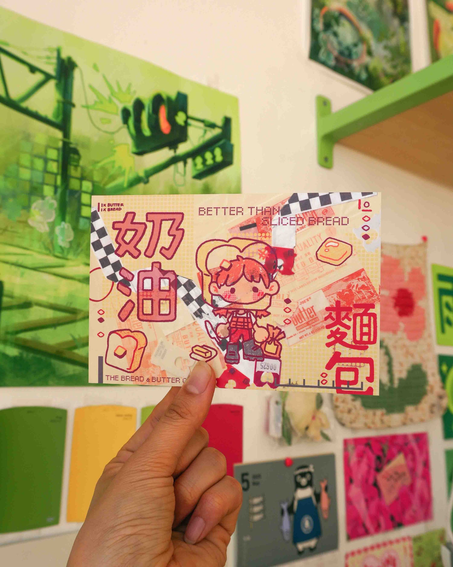 Bread Guy Postcard Print