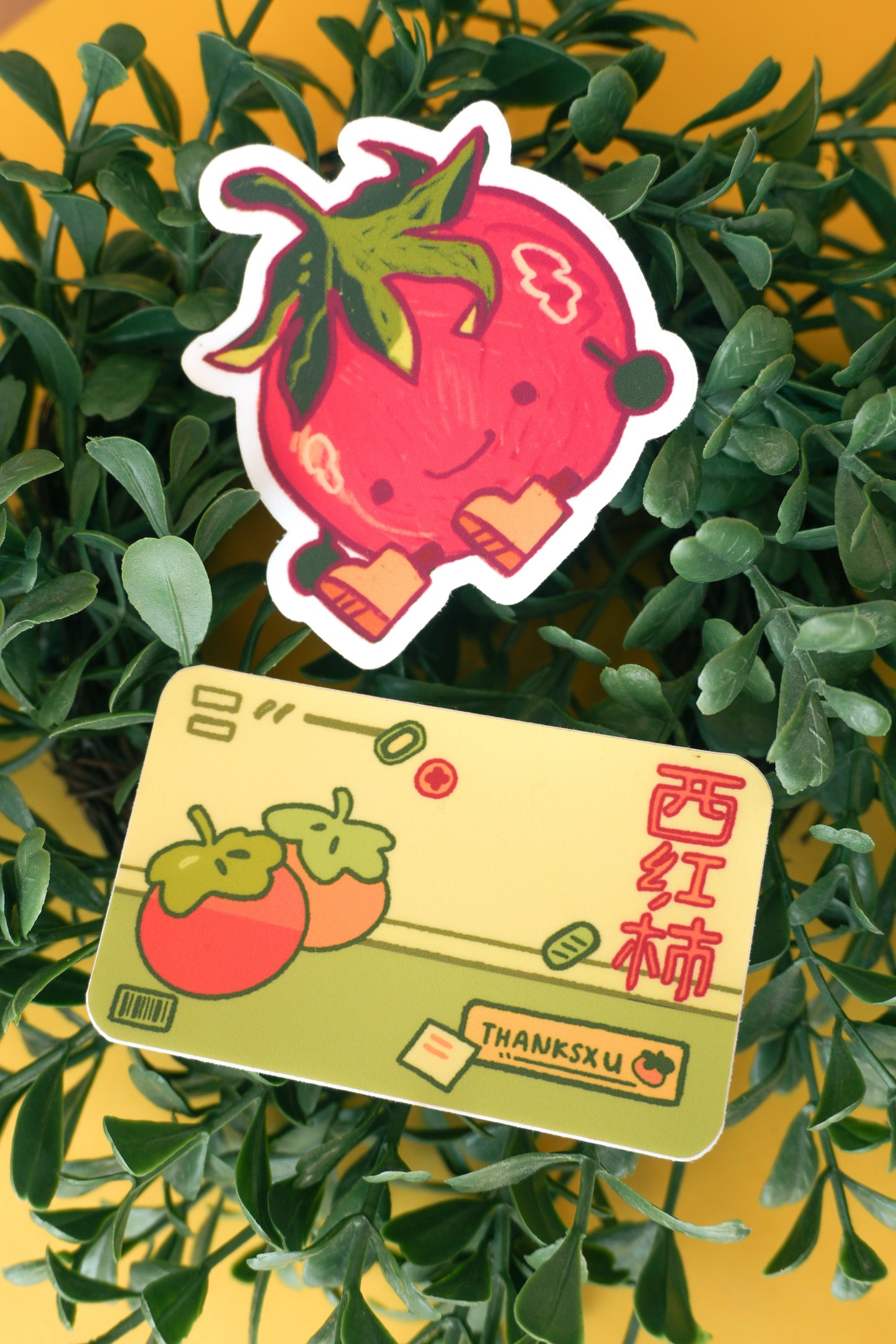 Tomato Grocery Stickers