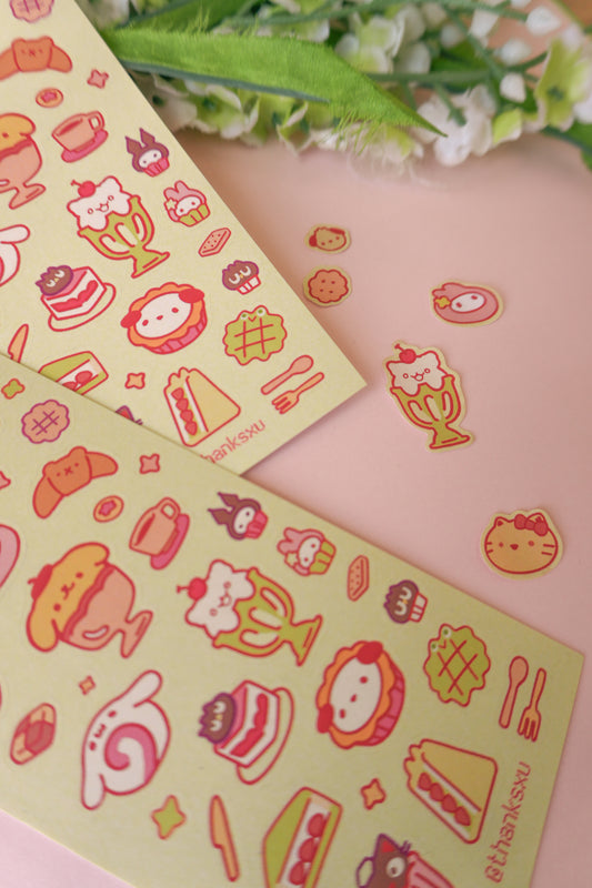 Hello Sweeties Bakery Sticker Sheet