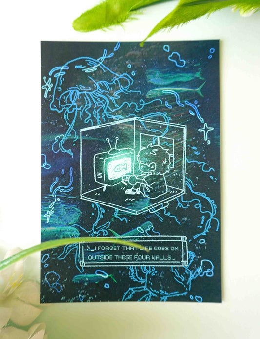 Blue Reflection Postcard Prints