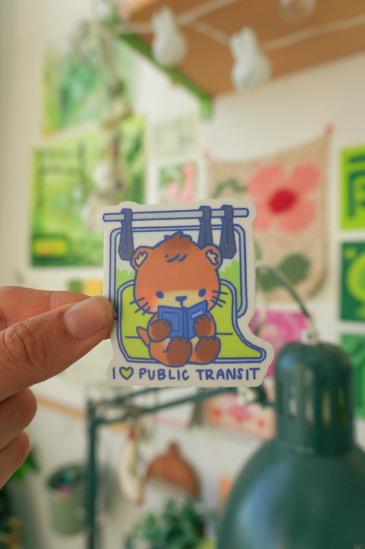 Public Transportation Love Stickers