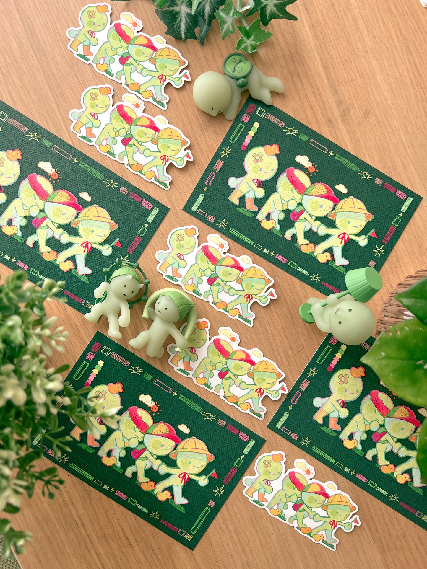smiski sticker + print