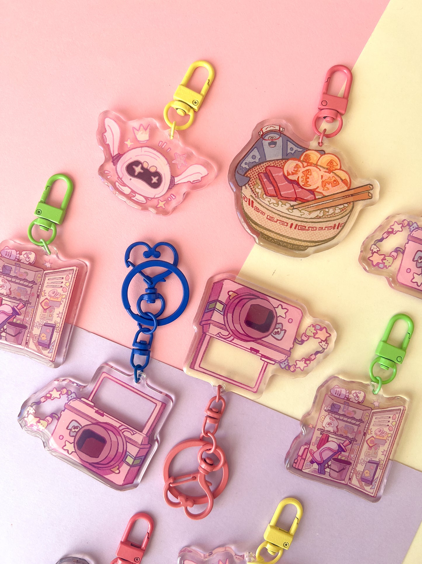 splatoon acrylic charms