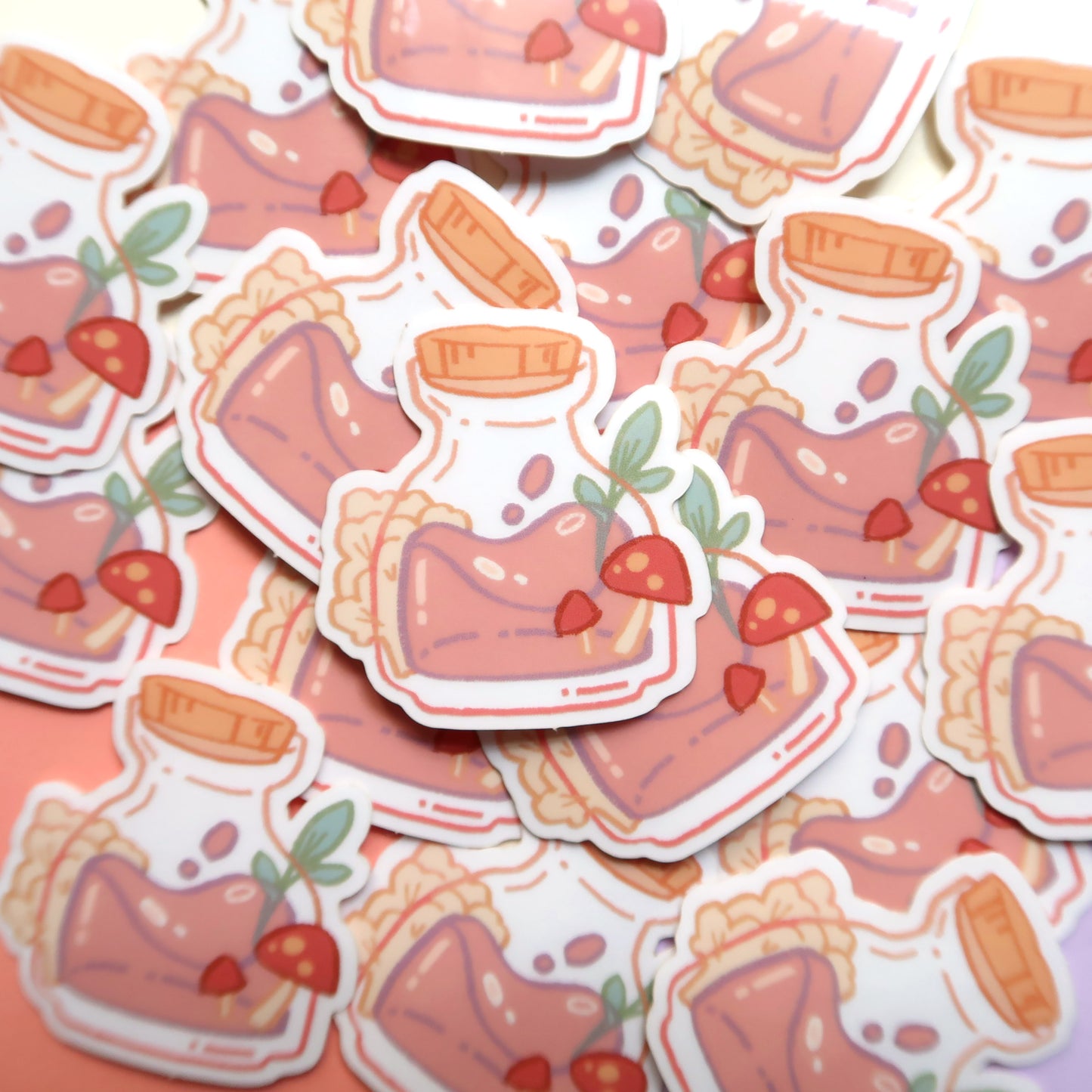Witchy Crystal Clear Stickers