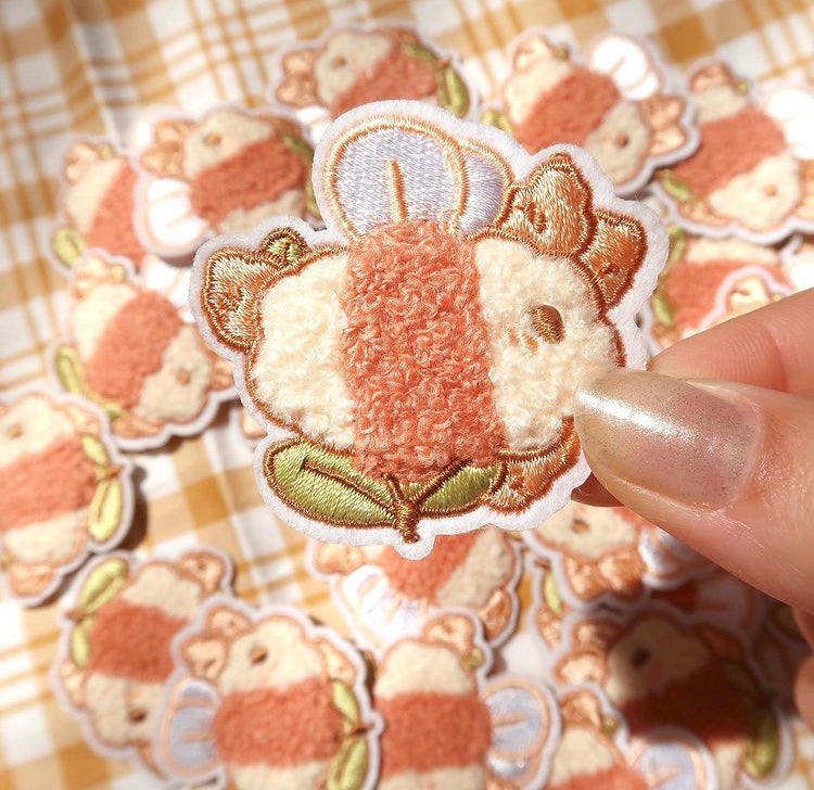 Fluffy Patches: Beees & Embroidereees