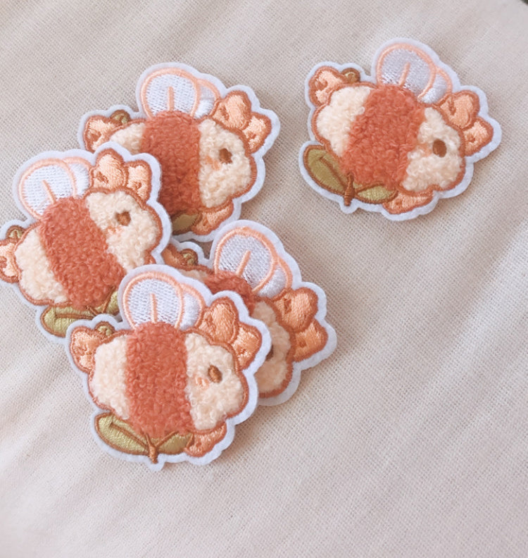 Fluffy Patches: Beees & Embroidereees