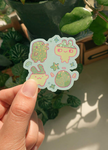 Tamagotchi Glitter Stickers