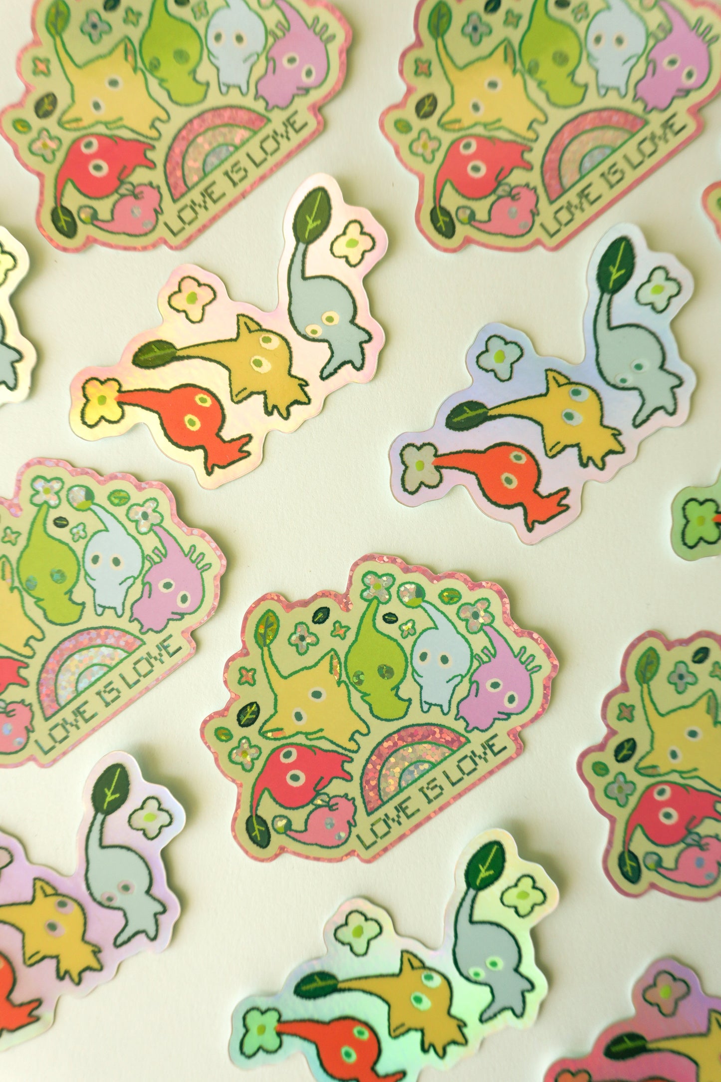 Pikmin Love Stickers