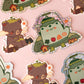 Cottage Tea Bear Stickers