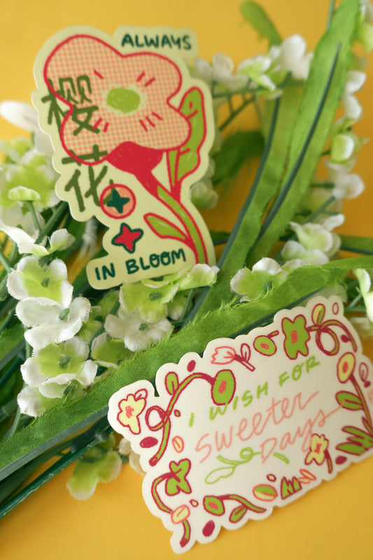 Always in Bloom Floral Stickers