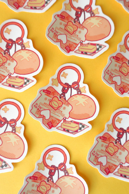 Loafing Cat Stickers
