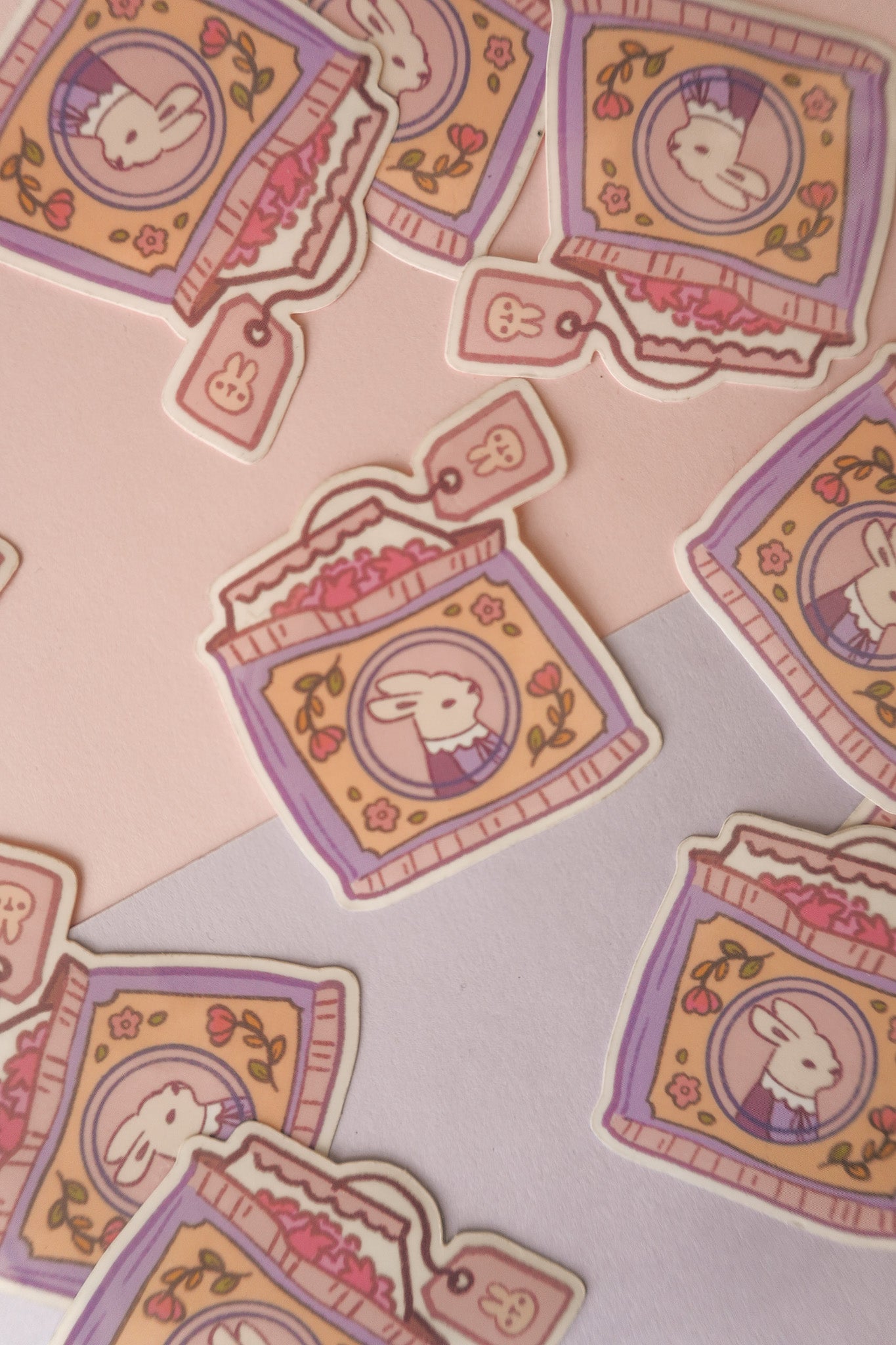 Bunny Tea Time Sticker