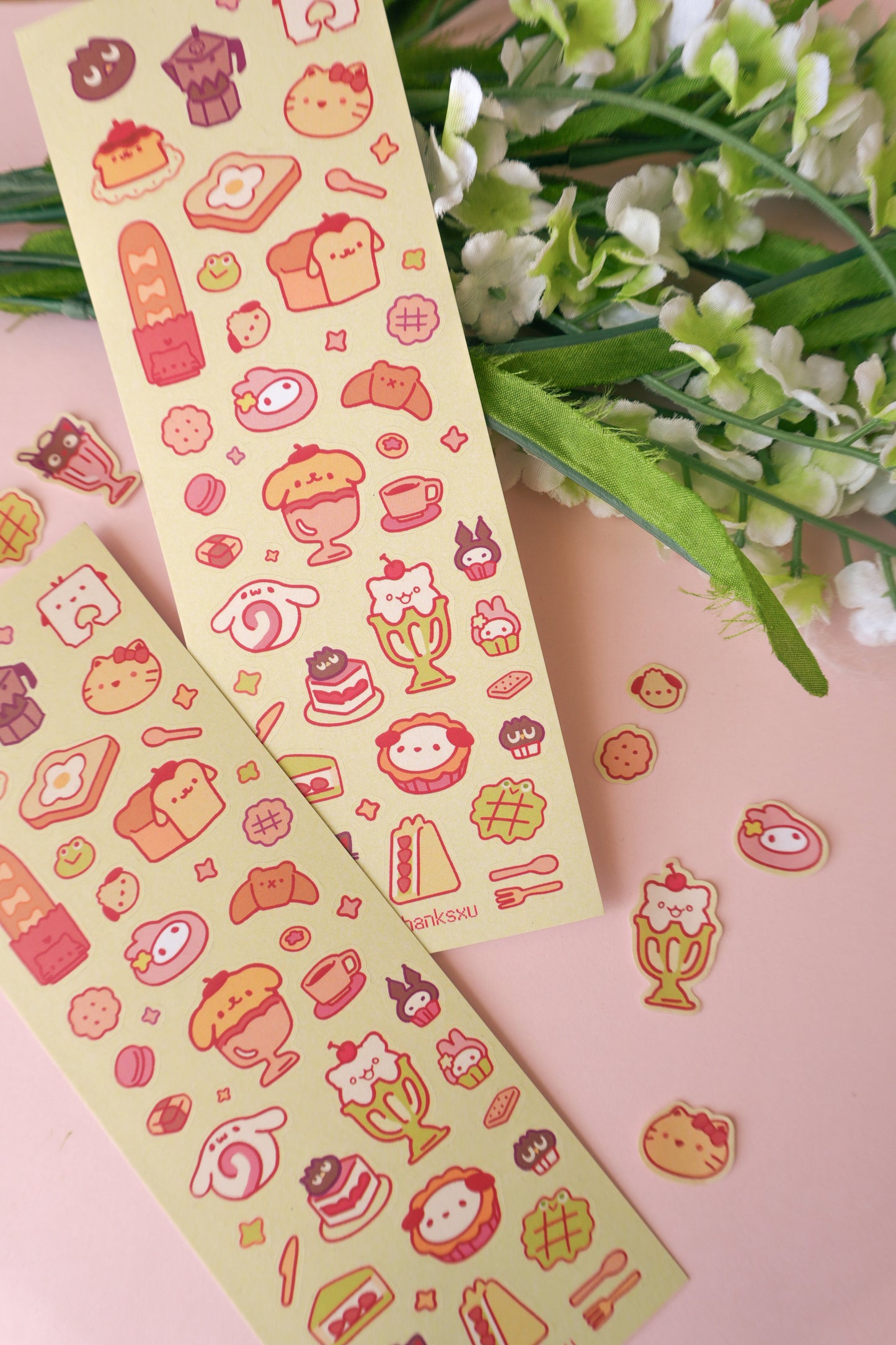 Hello Sweeties Bakery Sticker Sheet
