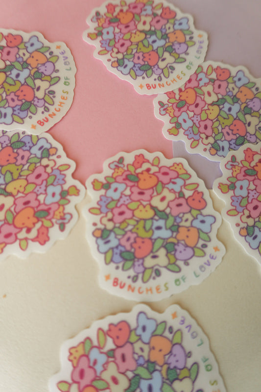 Bunches of Love Sticker