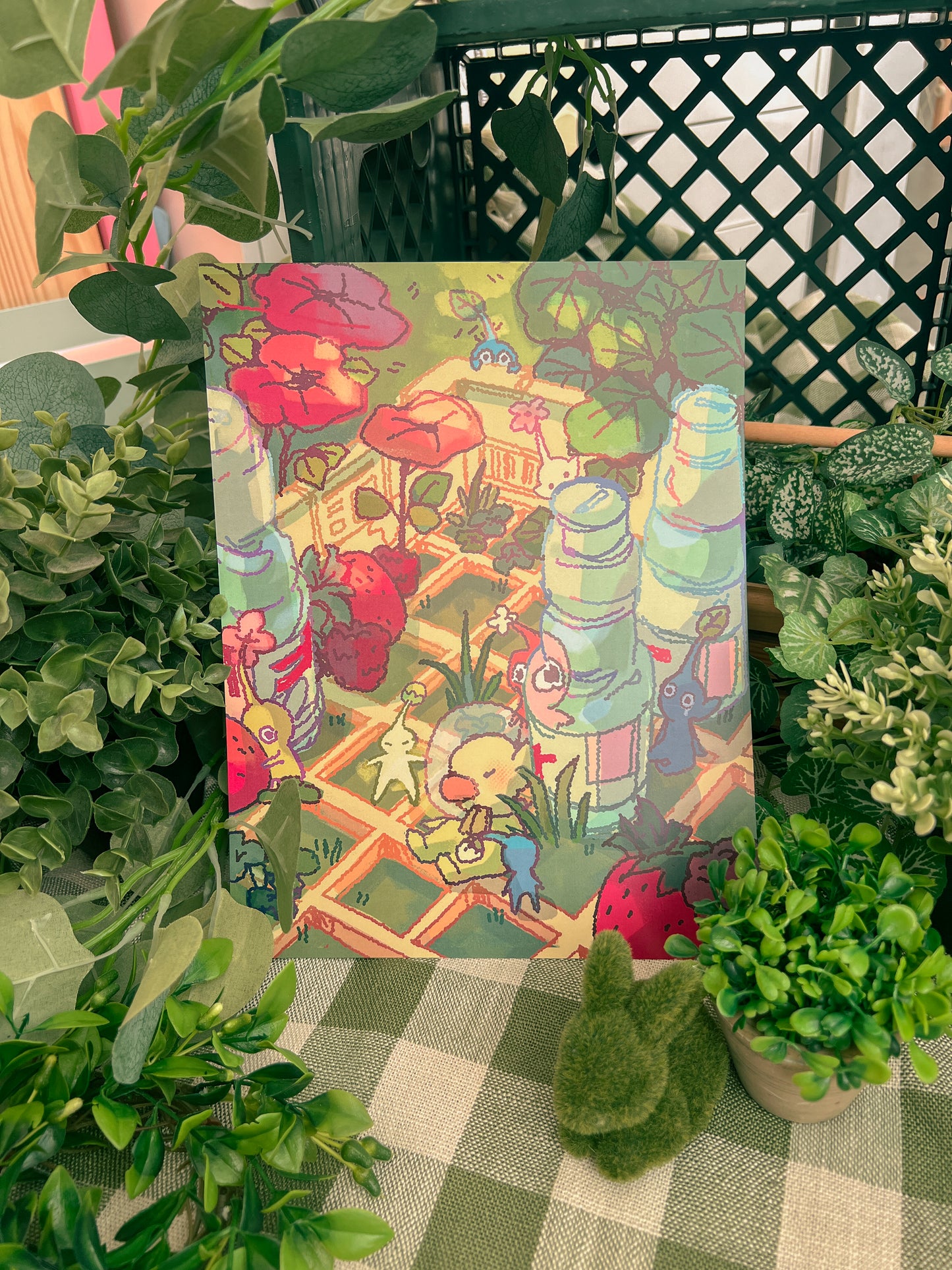 *pikmin picnic print