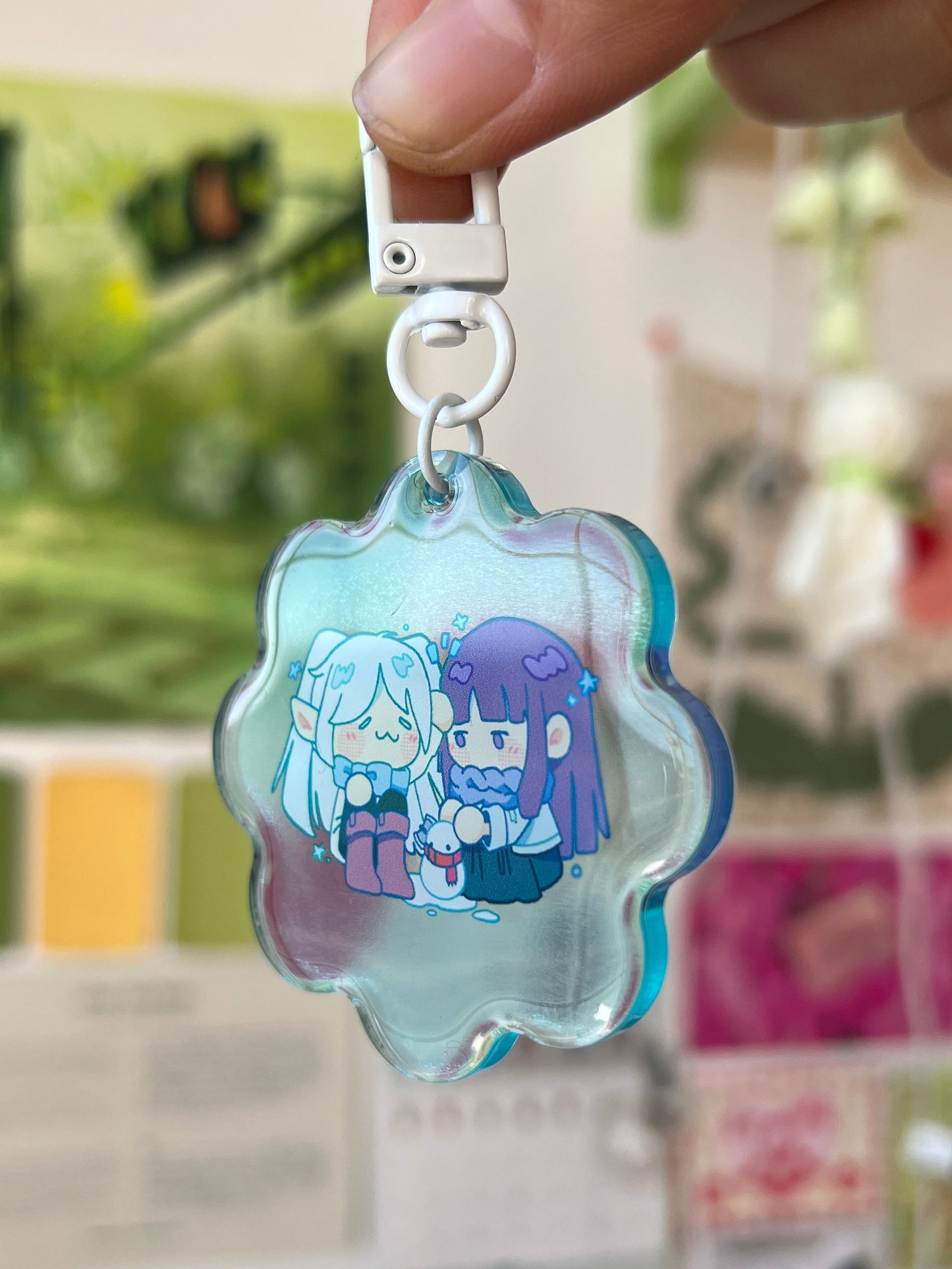 Frieren and Fern Snowy Charm