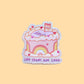 Let them eat cake pride sticker