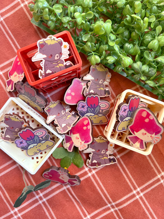 Forest Friends Wooden Pins ✿