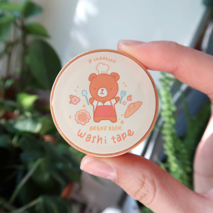 Plant & Bread Bear Washi Tape