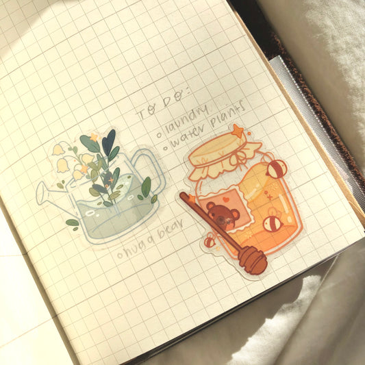 Honey Bear Planner Stickers